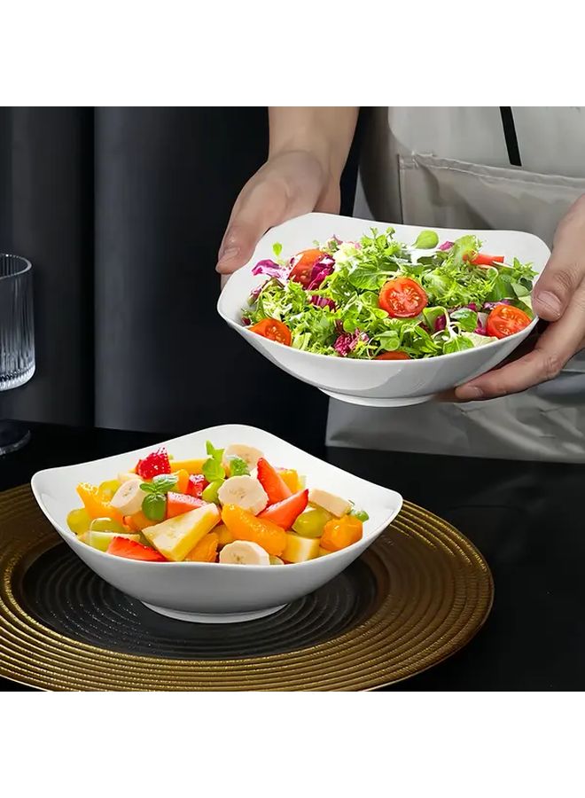 Square Dish Set 1pcs Reusable Microwave Dishwasher Safe for Outdoor RV Use - Image 1